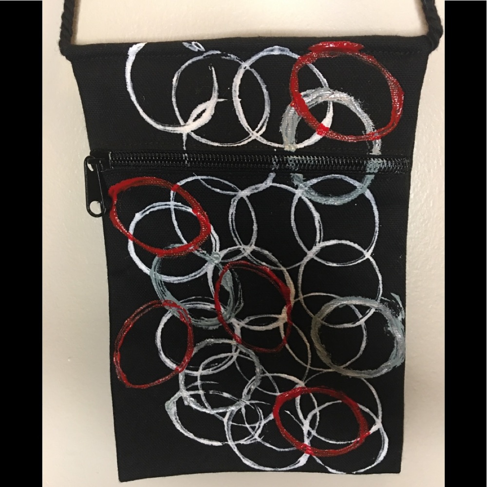 Canvas crossbody completion bag